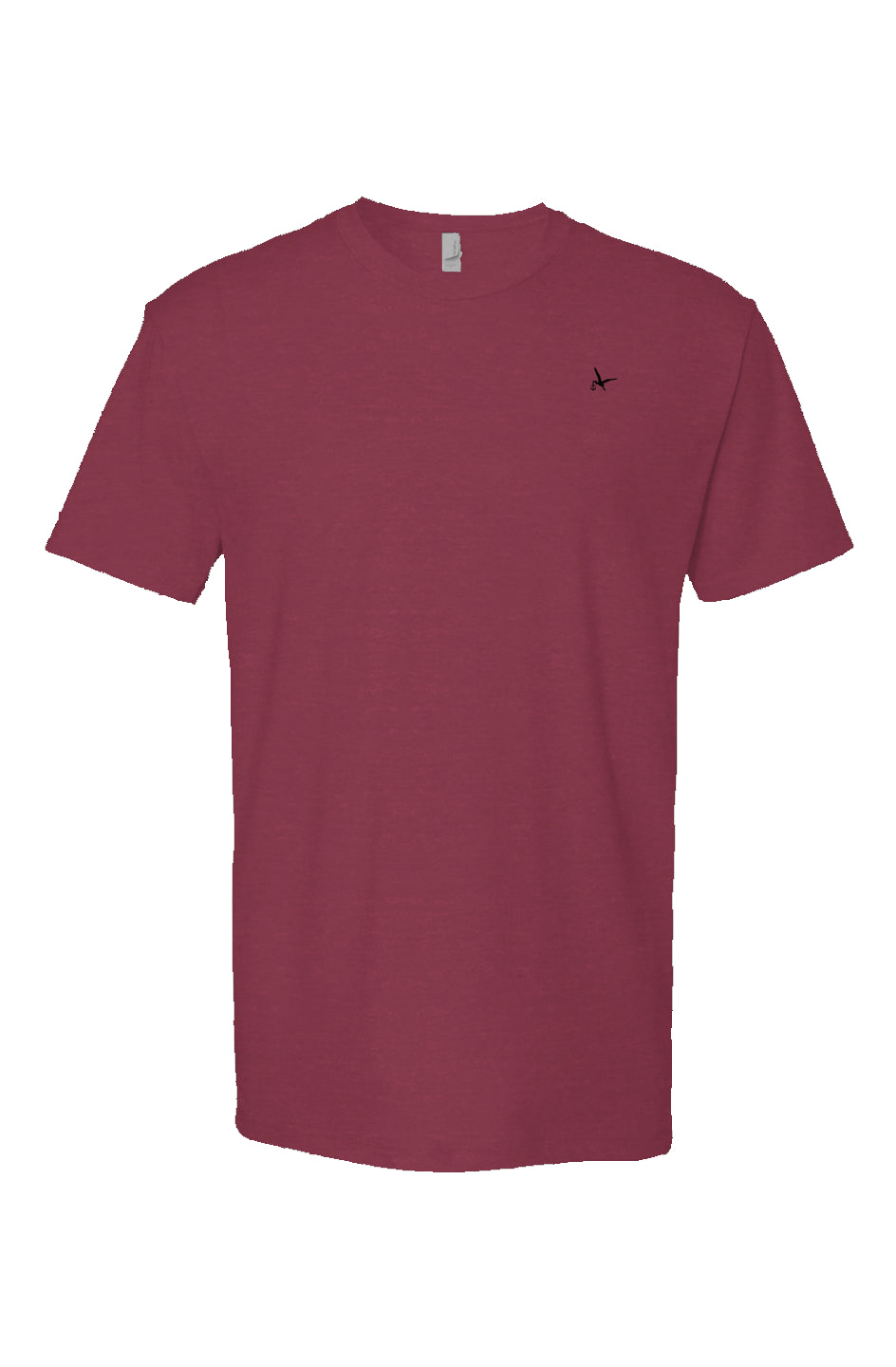 Burgundy Short Sleeve T shirt (Stork and Anchor)