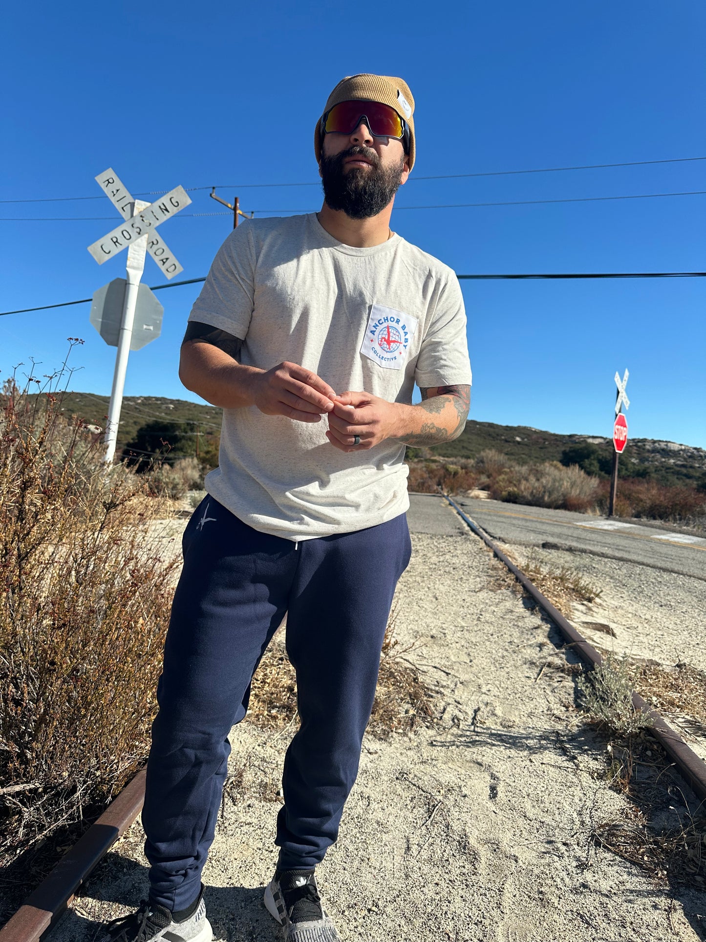 Anchor Baby Collective triblend t shirt