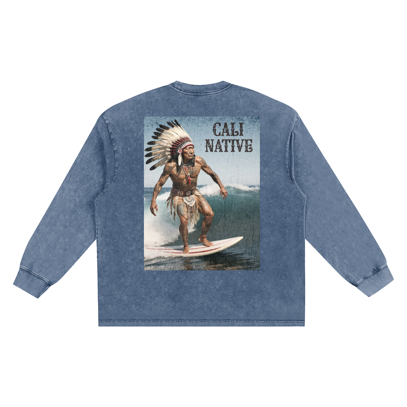 Cali Native Frayed Edge T-Shirt