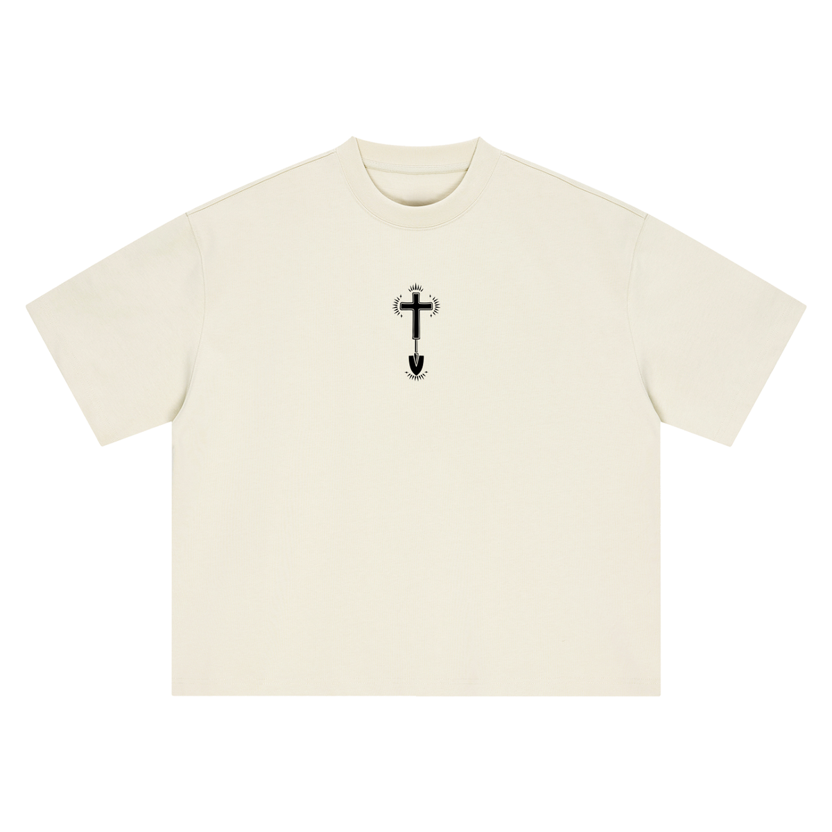Faith First Work Always Boxy T-Shirt